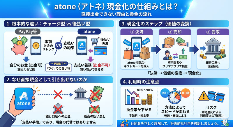 atone現金化の仕組み