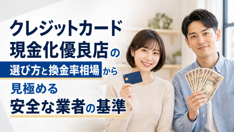 クレジットカード現金化優良店の選び方と換金率相場から見極める安全な業者の基準